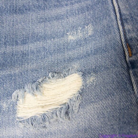 NEW Madewell Relaxed Denim Shorts in Homecrest Wash: Ripped Edition, 24 - Picture 7 of 14